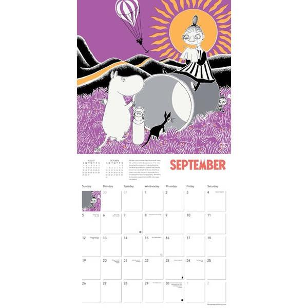 Moomins Moomin Calendar 2027, Wall Calendars, Month To View, History & Literature, Gift