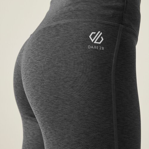 Dare 2b Womens/Ladies Influential Tight Lightweight Gym Leggings - Charcoal Grey