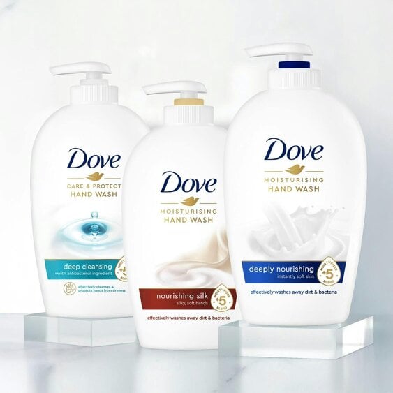 Dove Moisturising Hand Wash Antibacterial Eco-Refill 500ml, Deeply Nourishing