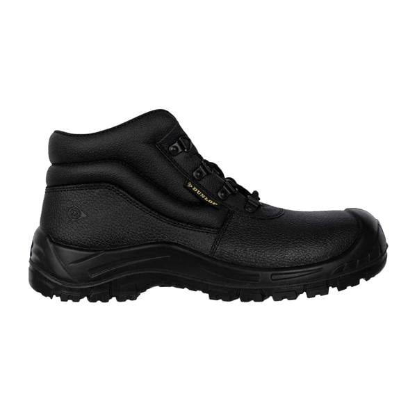 Dunlop Mens North Carolina Leather Safety Boots - Black - 