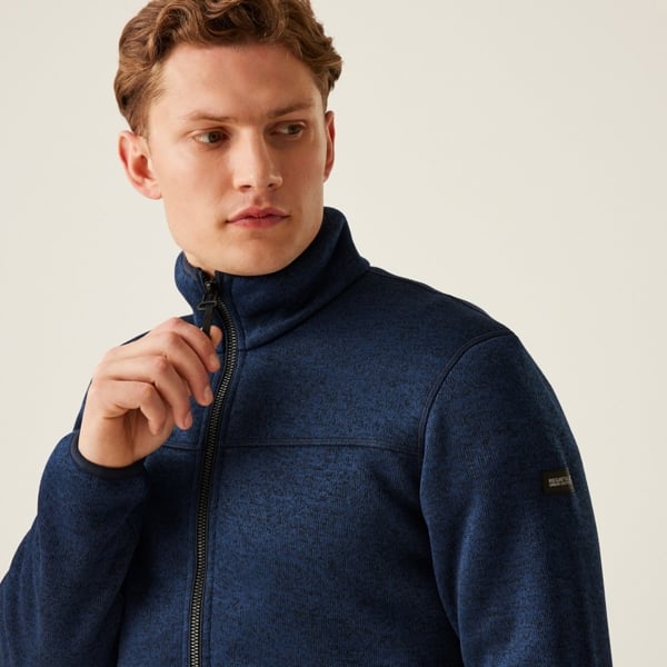 Regatta Mens Branleigh Full Zip Fleece Jacket - Navy