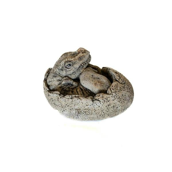 Small Stone Cast Tyrannosaurus Garden Sculpture Dinosaur Animal Statue