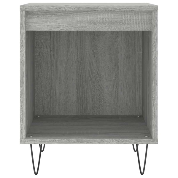 Berkfield Bedside Cabinets 2 pcs Grey Sonoma 40x35x50 cm Engineered Wood