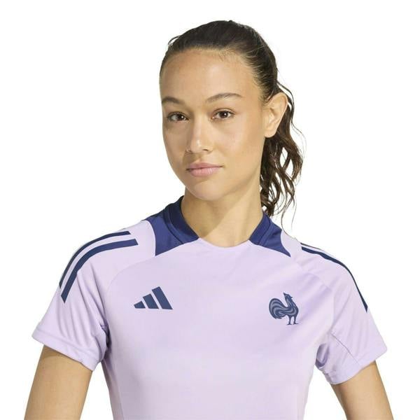 Adidas Womens/Ladies Performance France FFR Jersey - Plum Purple - 