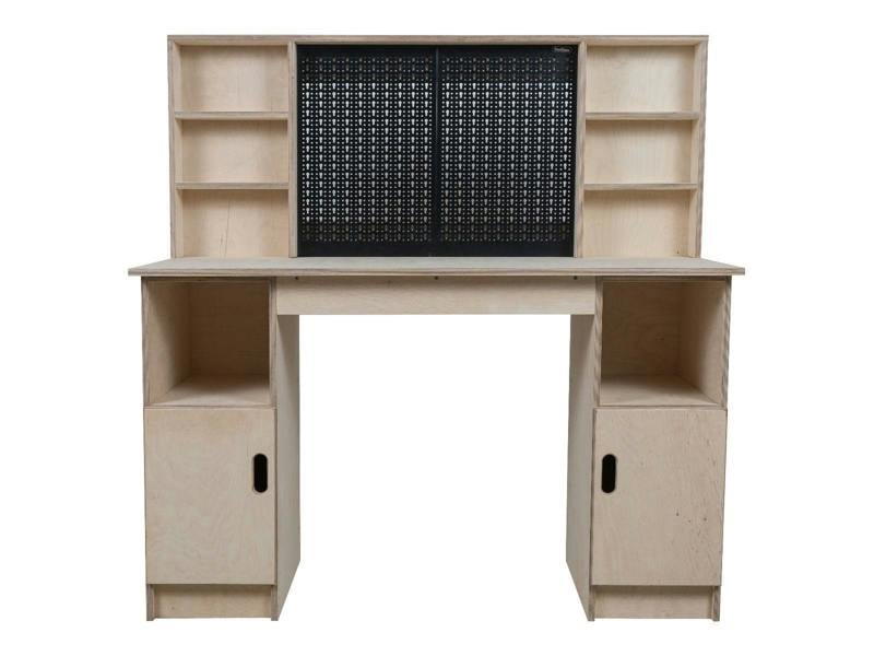 wooden cabinet workbench