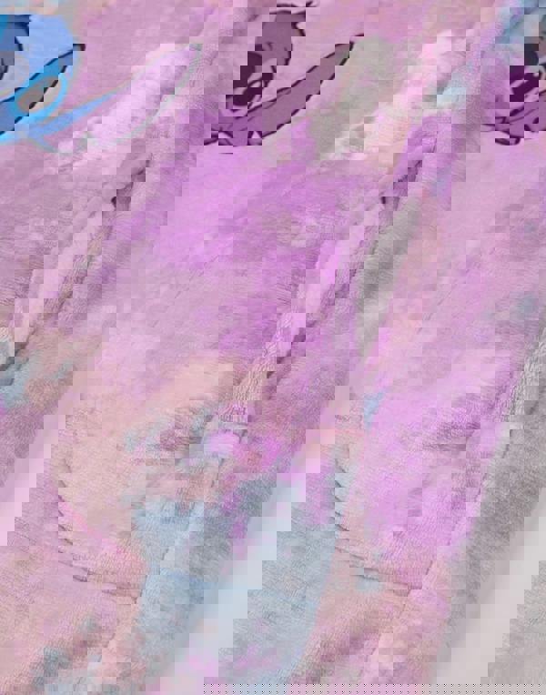 Disney Girls Multicoloured Stitch Blanket Hoodie (One Size)