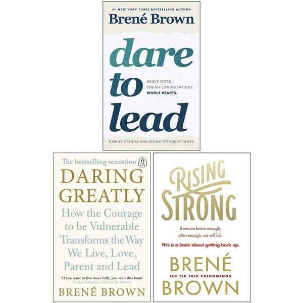 Brene Brown Collection 3 Books Set (Daring Greatly, Dare to Lead, Rising Strong)