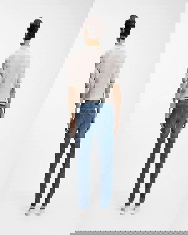 BOSS Orange Delaware Slim-Fit Jeans in Soft-Motion Denim - Medium Blue 422