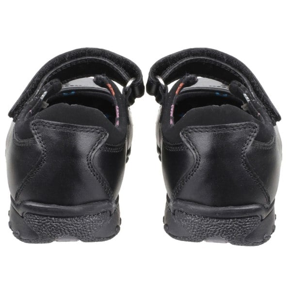 Hush Puppies Clare Senior Leather Girls's Black Shoes