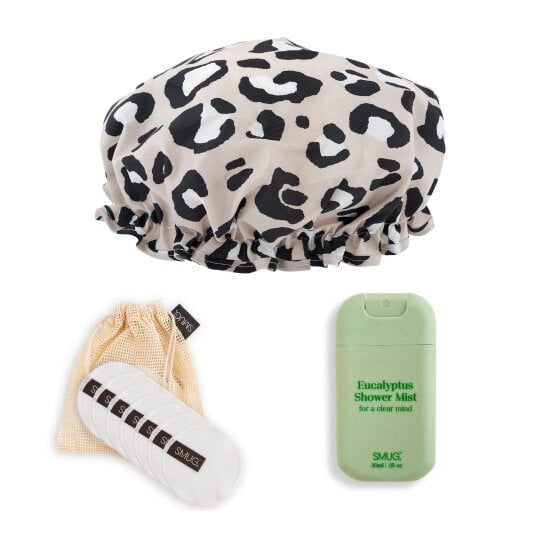 Shower & Spa Set - Various Prints - Grey Leopard