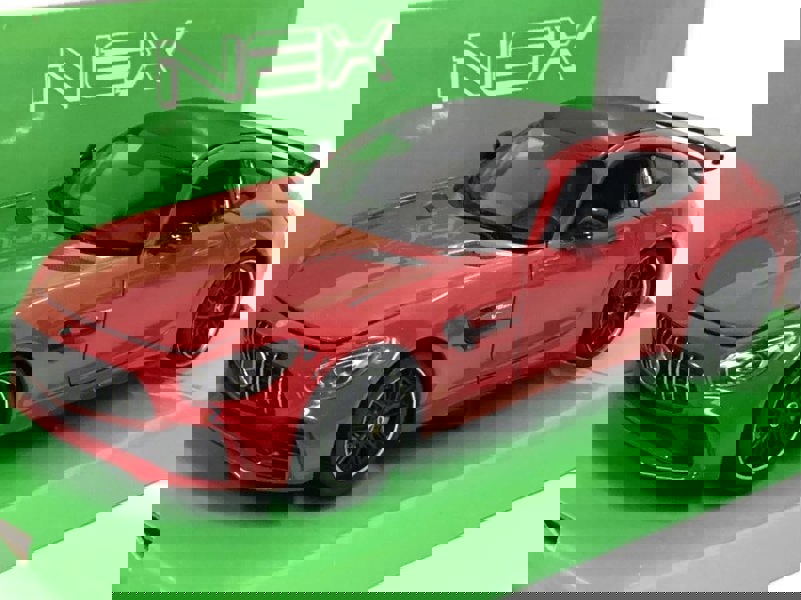 2017 mercedes amg gtr red 1:24 27 scale welly 24081r