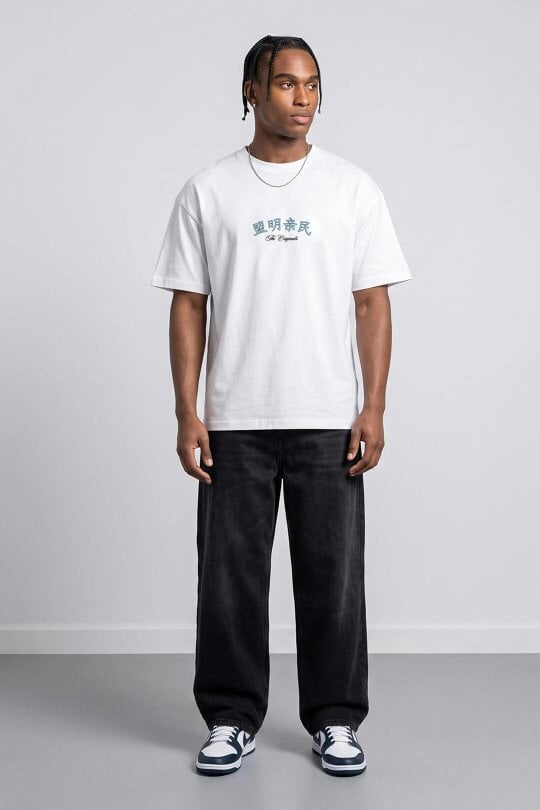 London Attitude Japanese-Inspired Dragon Graphic T-Shirt