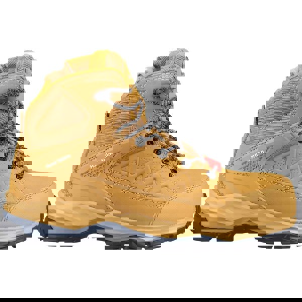 Hard Yakka model Atomic PR Hybrid Side Zip Safety Boot Unisex in Wheat