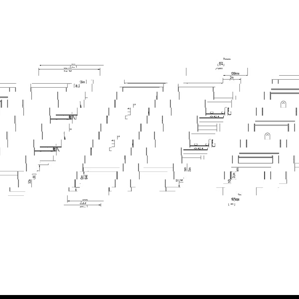 Furniture To Go Barcelona Bedside Table 2 drawers in Matt Black