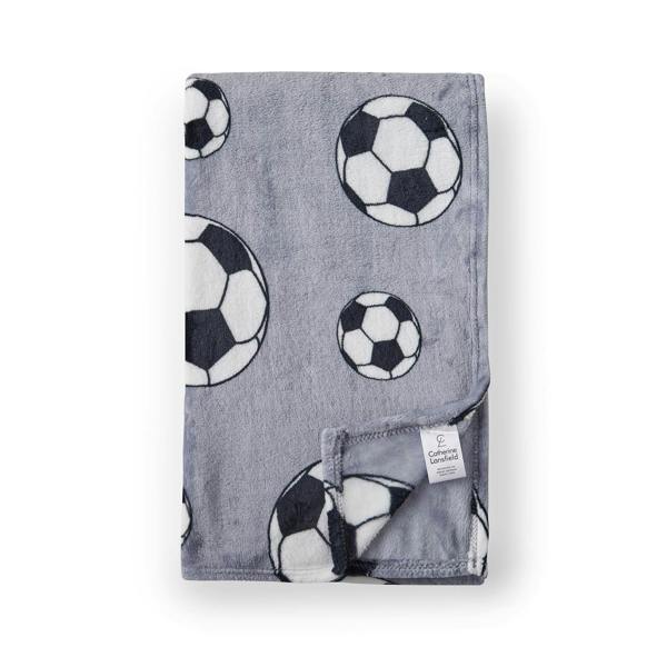 Football Throw Grey *NEW SIZE* 130x170cm