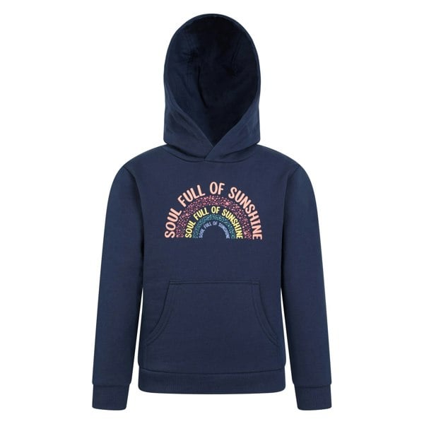 Mountain Warehouse Kids Soul Full Of Sunshine Organic Hoodie - Navy