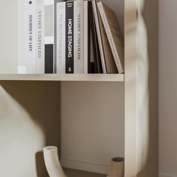 Furniture To Go Mauro 2x2 Storage Unit in Taupe