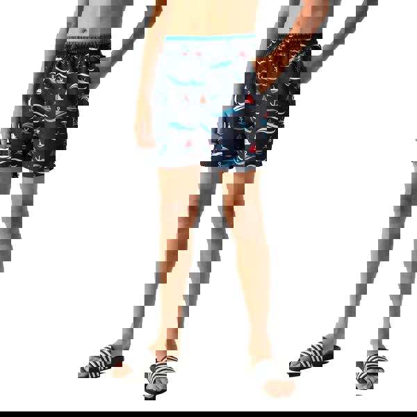 Regatta Boys Skander III Boat Swim Shorts - Navy - 