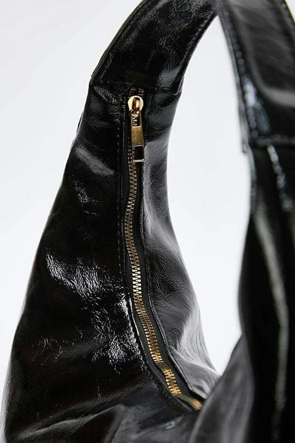 WOVCOR Suede Half Moon Women's Oval Shoulder Bag