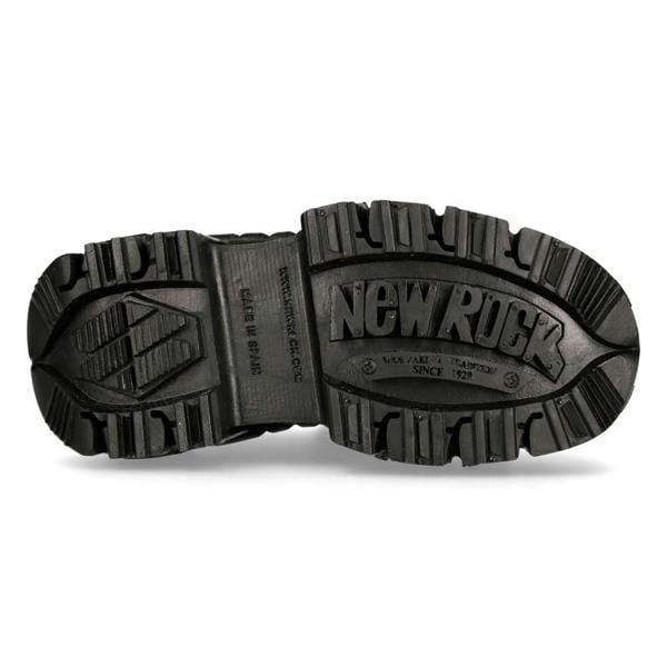 New Rock Unisex Platform Punk Metal Boots- M-TANK120N
