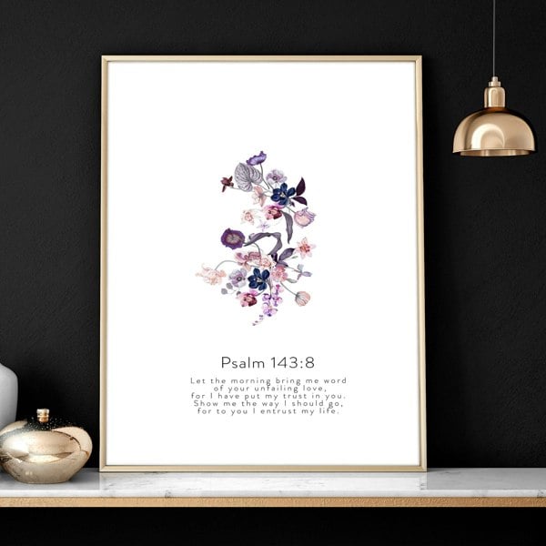 Large prints for living room | set of 3 Christian wall art prints