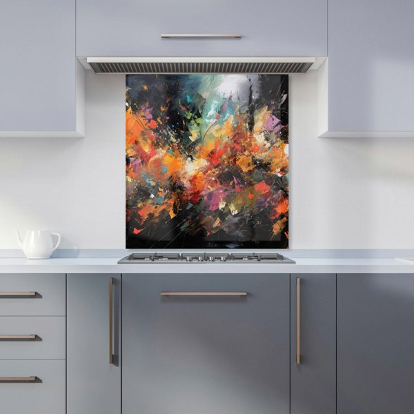 Warren Reed - Designer A Vibrant Abstract Painting Kitchen Splashback