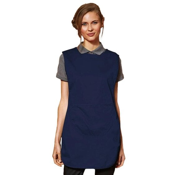Premier Ladies/Womens Pocket Tabard / Workwear (Pack of 2) - Navy