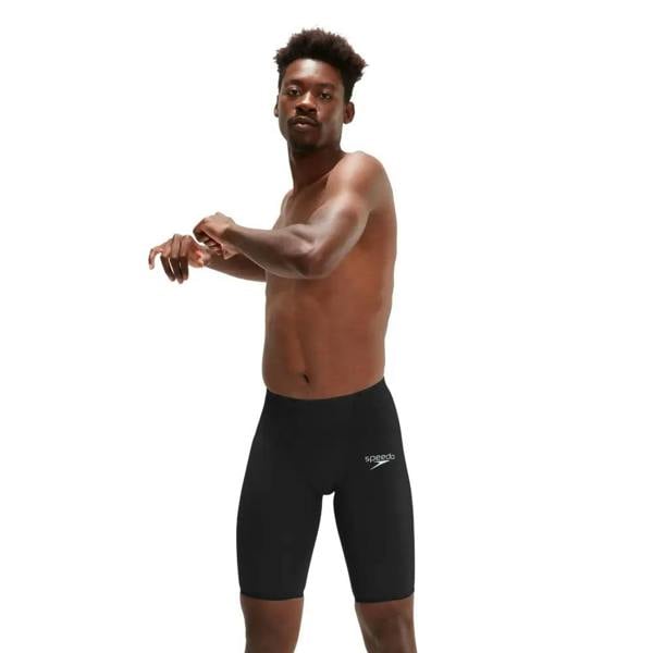Black Speedo Fastskin LZR Ignite Jammer with white logo