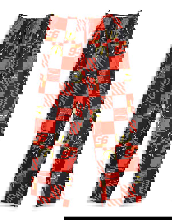 Disney Mens Multicoloured Cars Short Sleeve Long Leg Pyjama Set