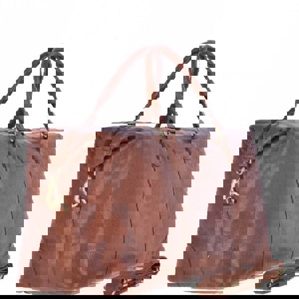 Ashwood Large Leather Vintage Holdall: G-36