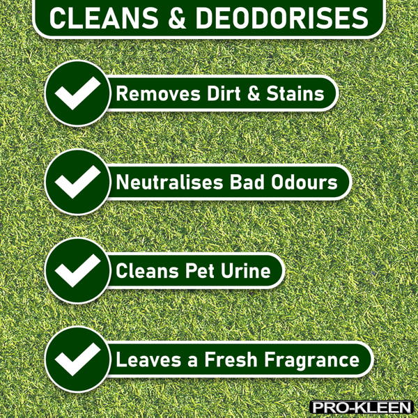 ProKleen Pro-Kleen ProBio Artificial Grass Cleaner Probiotic Based Deodoriser Odour Eliminator Floral 1L