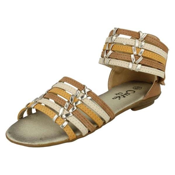 Cutie Girls Cutie Low Heel Summer Sandal