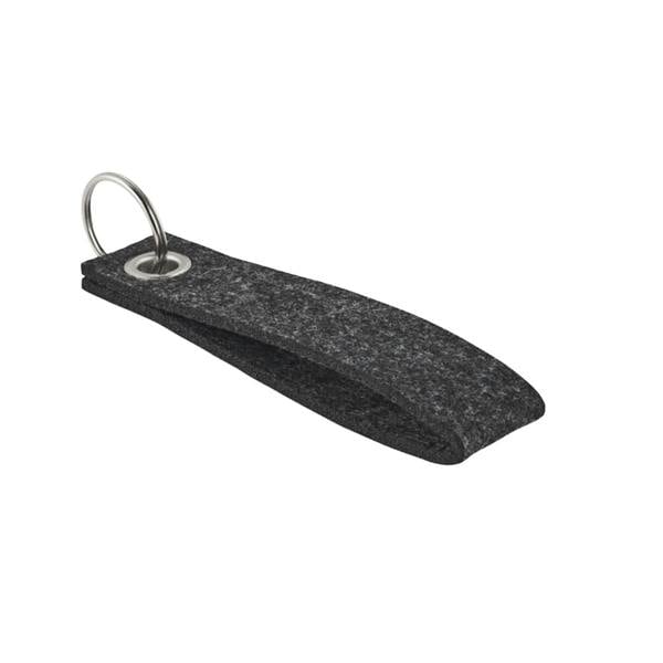 MidOcean Suora RPET Felt Keyring - Storm Grey - 