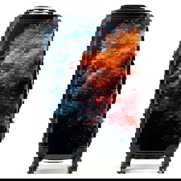 Warren Reed Fiery Mindscape: Portrait In Flames Suitcase