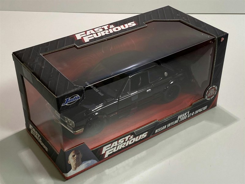 fast and furious brians nissan skyline 2000 gt-r 1:24 scale jada 99686