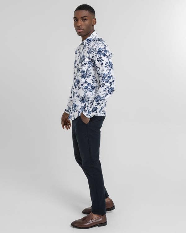 Steel & Jelly Limited Edition Textured Floral Print Shirt