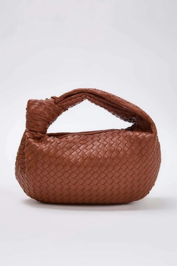 WOVCOR Women's Mini Shoulder Bag with Knitted Details