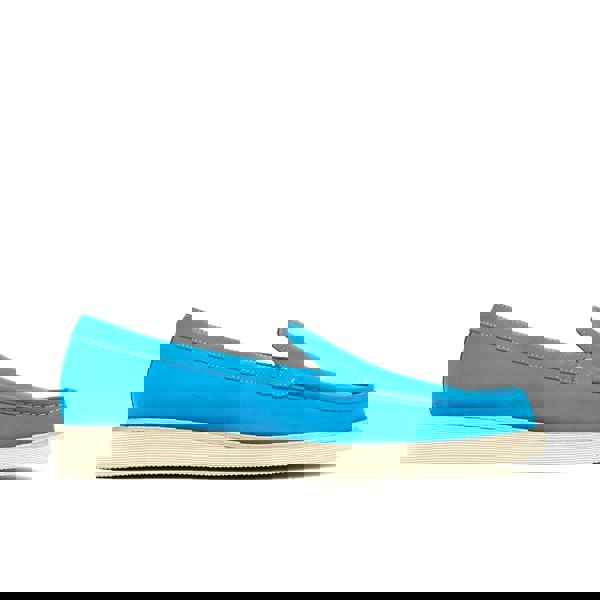 Embassy London Cruz - Sky Blue - Men's blue suede leather casual slip on with soft insoles