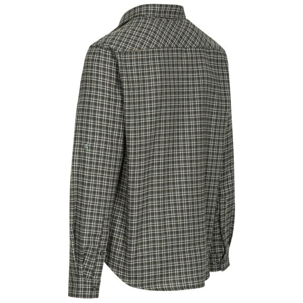 Trespass Mens Snyper Checked Shirt - Green