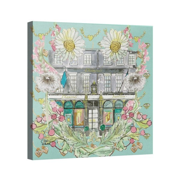 Claire Louise Tiffany In Full Bloom Canvas Print