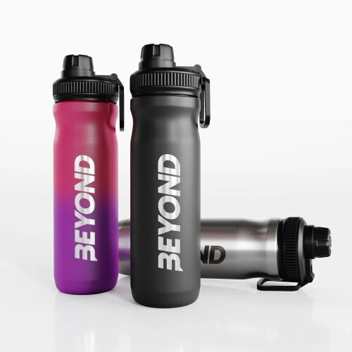 Beyond Shakers Black Sports Bottle