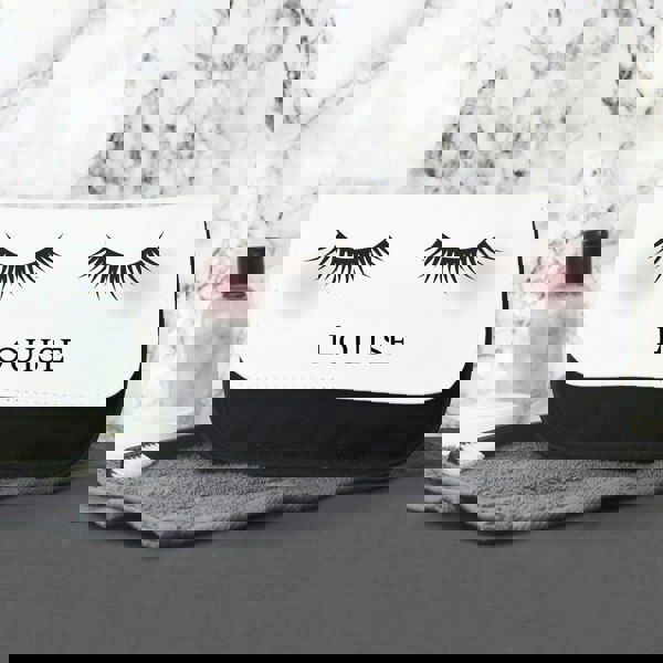 Personalised Memento Company Personalised Eyelashes Make Up Bag