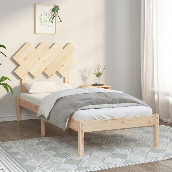 Berkfield Bed Frame 90x200 cm Solid Wood