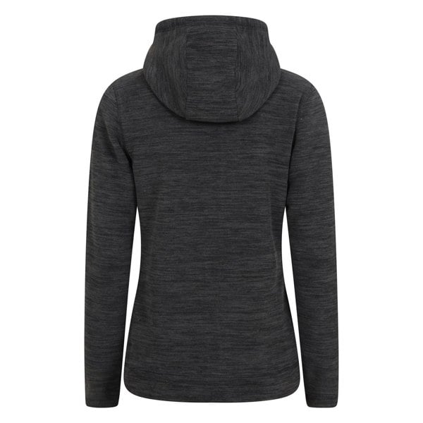 Mountain Warehouse Womens/Ladies Snowdonia Fleece Full Zip Hoodie - Black