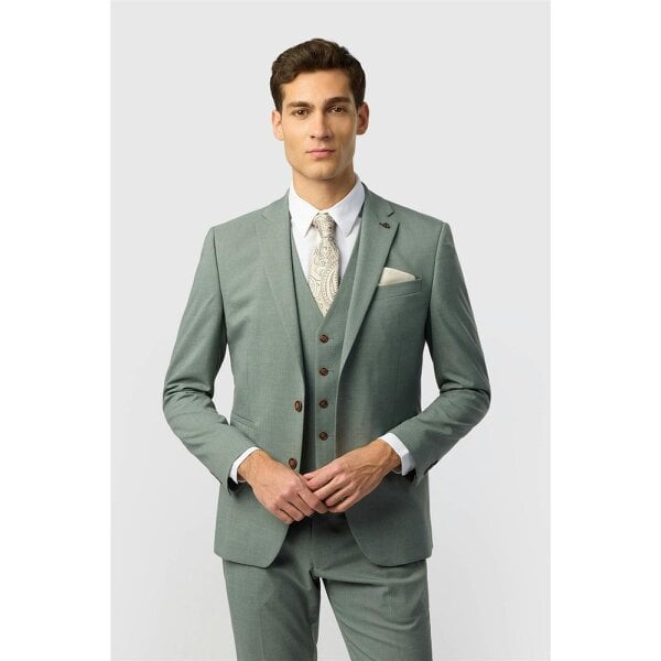 Antique Rogue Slim Fit Blake Sage Texture Jacket