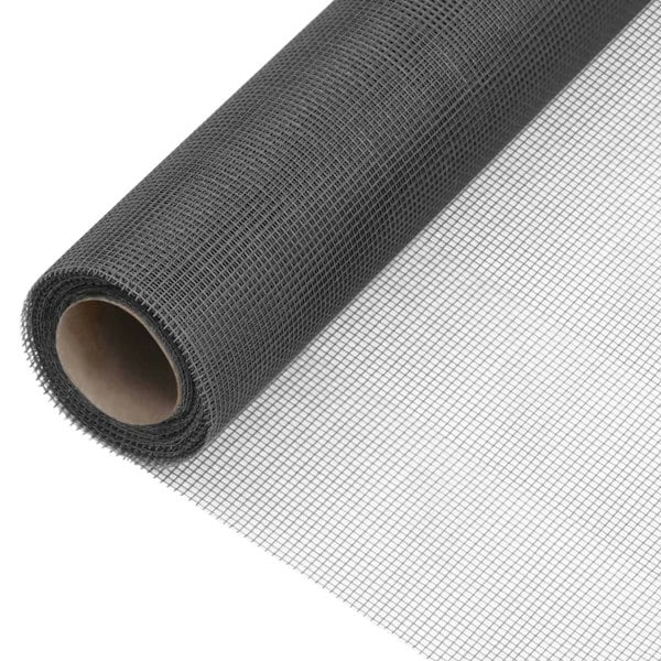 Berkfield Mesh Screen Fiberglass 112x2000 cm Black