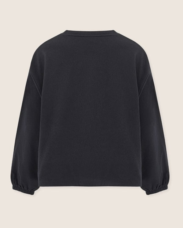 organic cotton Ivy Black Sweatshirt - image 3