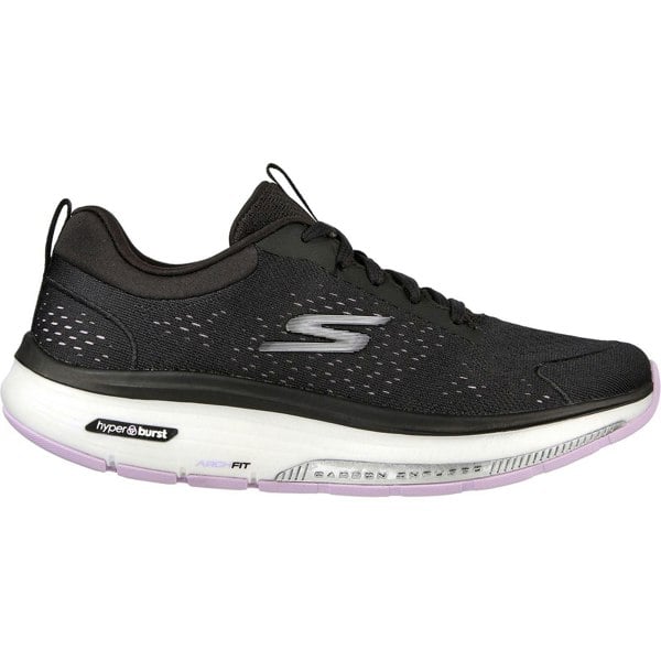 Skechers Go Walk Workout Walker Outpace Women's Trainers in Black/Lavender