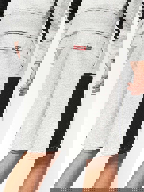 Crosshatch Silomane Shorts Grey Marl