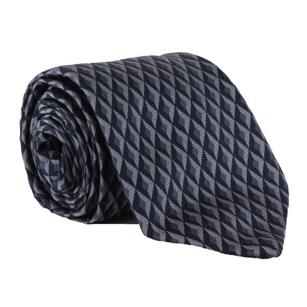 Dunhill luxurious woven silk tie in an Engine Turn pattern
